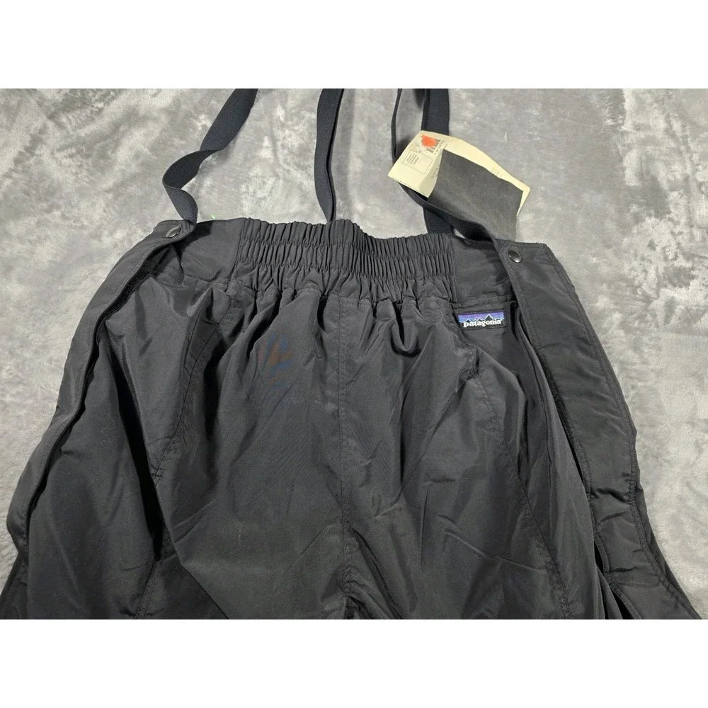 NWT Vtg Patagonia Infurno Deep Pile Fleece Lined Snow Pants‎ Mens 36 Black